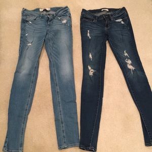Last call.......2 pair of jeans, distressed